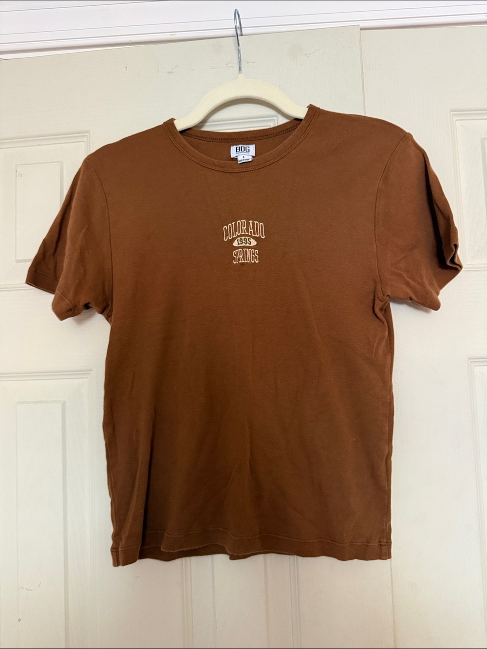 BDG Brown Colorado Springs Crop Tee